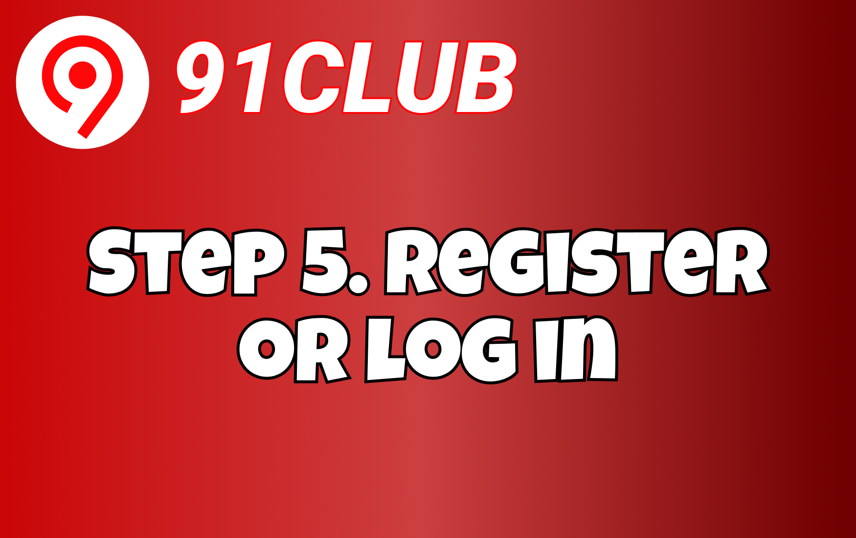 Login or Register in 91 Club